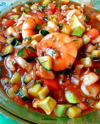 Coctel de Camarones-Mexican Shrimp Cocktail