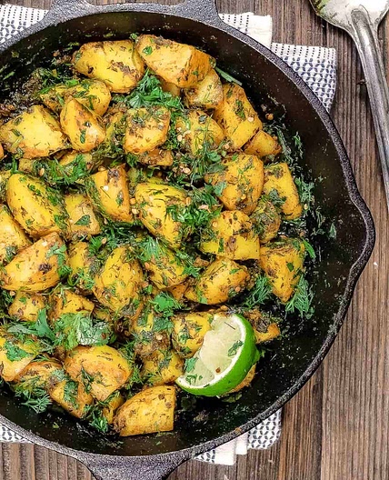 Batata Harra: Middle Eastern Spicy Potatoes