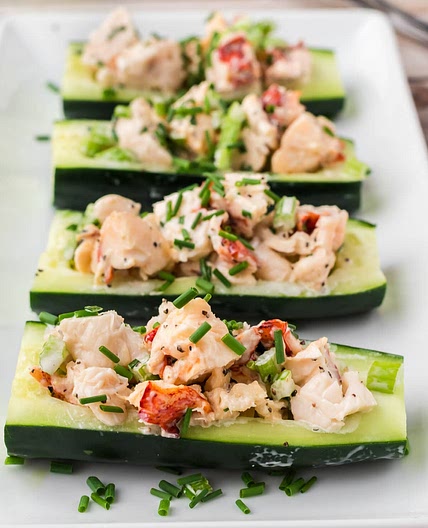 Lobster Cucumber Boats