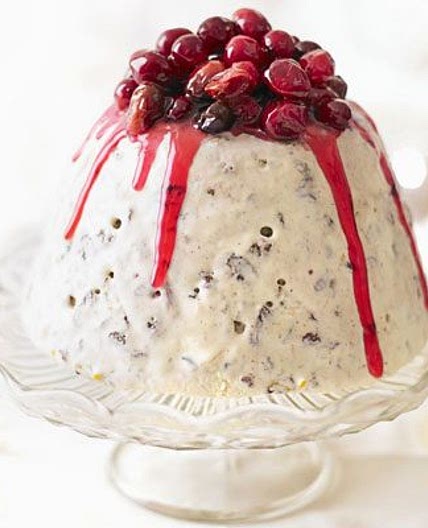 Christmas pudding ice cream