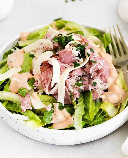 Low Carb Reuben Chopped Salad