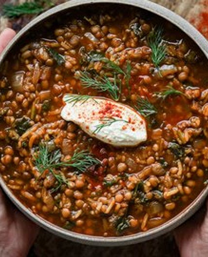 Smokey Lentil Stew with Aioli