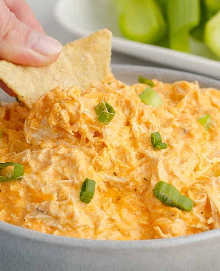 Buffalo Chicken Dip in a Crock Pot