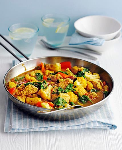 Healthy chicken curry