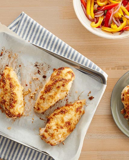Mayo Parmesan Crusted Ranch Chicken Recipe | Hidden Valley® Ranch