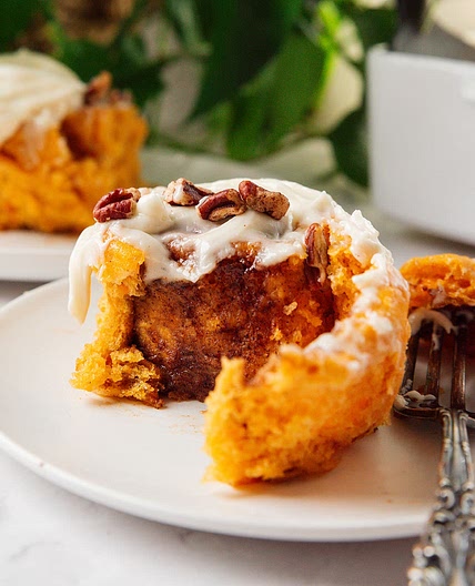 Sweet Potato Cinnamon Rolls