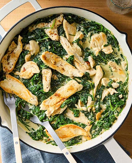 One-Pan Chicken Florentine