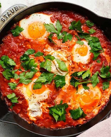 Easy Harissa Shakshuka