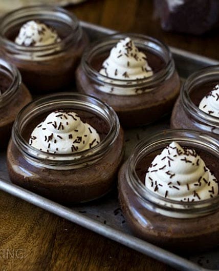 Pressure Cooker Chocolate Pots de Crème