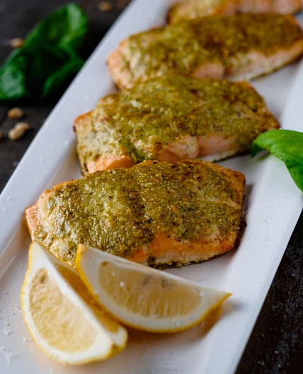 Pesto Butter Salmon