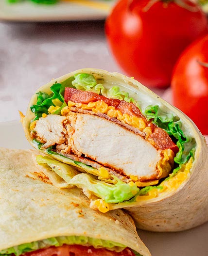 15 MINUTE CHICKEN BACON RANCH WRAP {Crack Wrap}