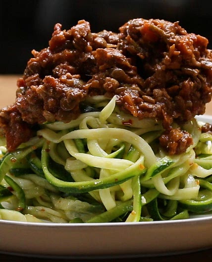 Summertime Lentil Bolognese Recipe by Tasty