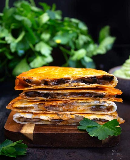 Chipotle Mushroom Quesadilla | Video