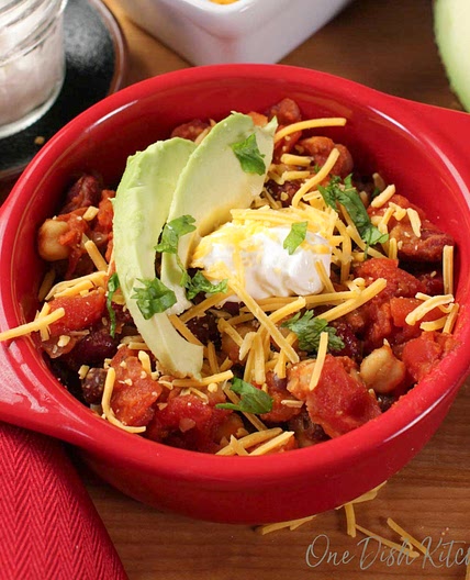 Vegetarian Chili For One