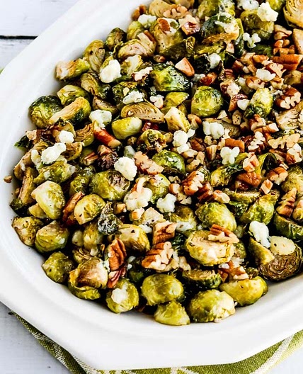 Brussels Sprouts with Pecans and Gorgonzola