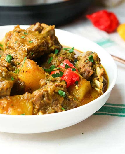 Instant Pot Curry Goat