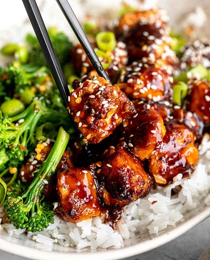 Baked Teriyaki Salmon