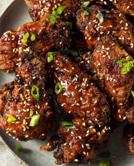 Smoked BBQ Korean Chicken Wings