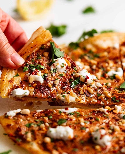 8 minute Lebanese Pizzas (Lahmacun!)