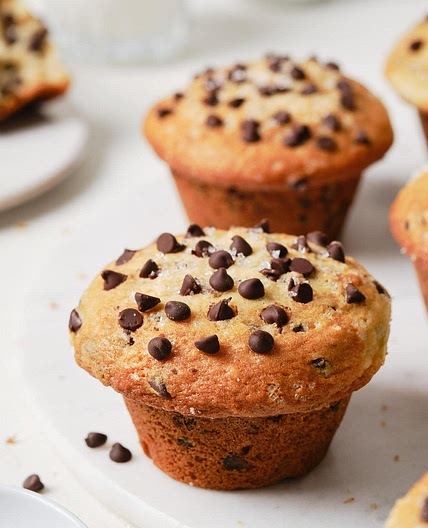 Bakery-Style Chocolate Chip Muffins