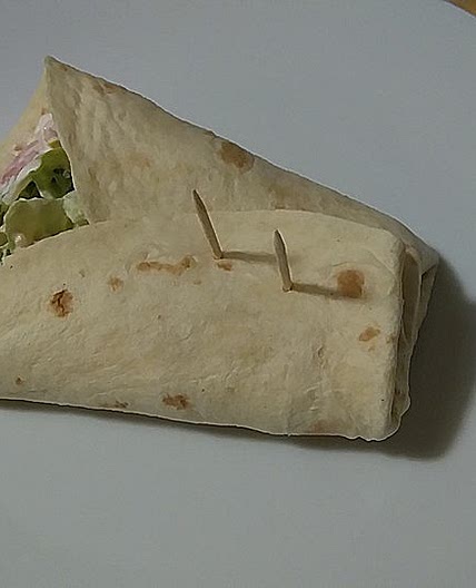 Schnelle vegetarische Wraps