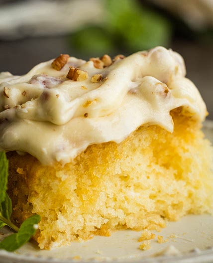 Elvis Presley Pineapple Poke Cake