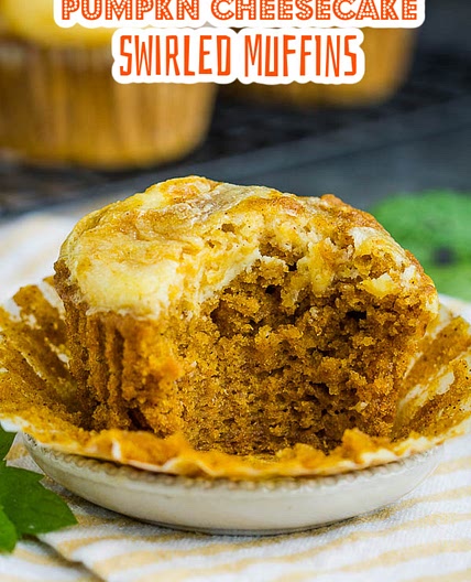 Pumpkin Cream Cheese Swirl Muffins