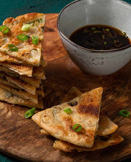 Extra-Flaky Scallion Pancakes Recipe