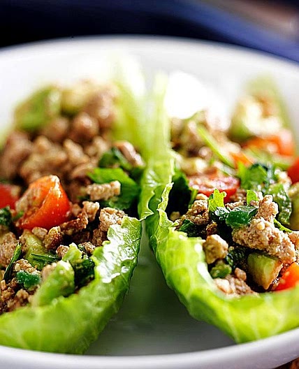 Thai Lettuce Wraps With Beef and Fresh Basil