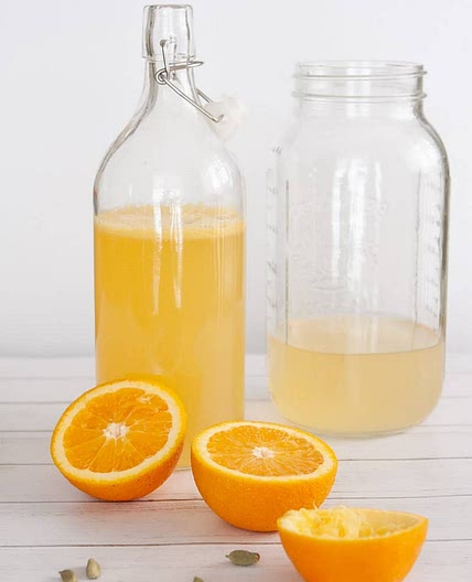 Orange Cardamom Kombucha