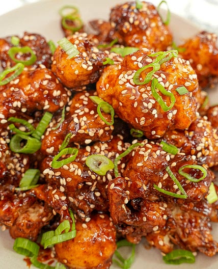 Korean Fried Cauliflower (VIDEO)