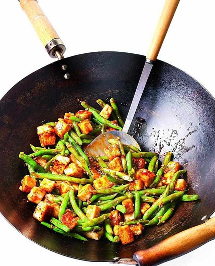 Szechuan Tofu & Green Bean Stir-Fry