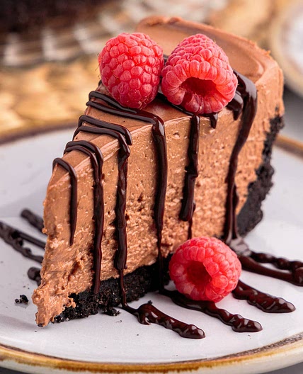 No Bake Chocolate Cheesecake