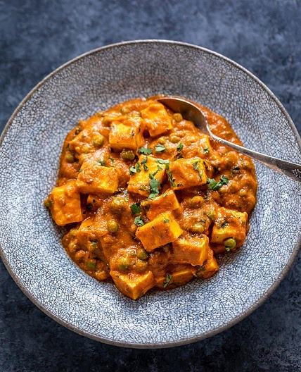 Homemade Matar Paneer (Instant Pot or Stovetop)