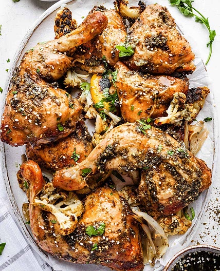Za'atar Chicken Sheet Pan Dinner