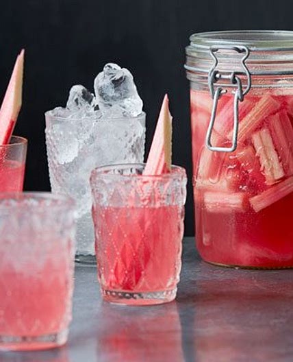 Rhubarb gin