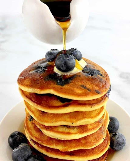 Keto Blueberry Pancakes