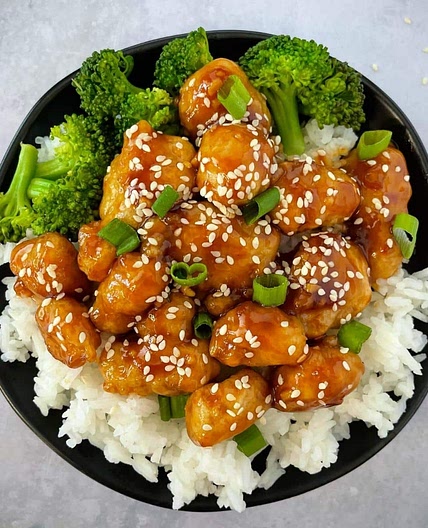 Vegan Sesame Chicken
