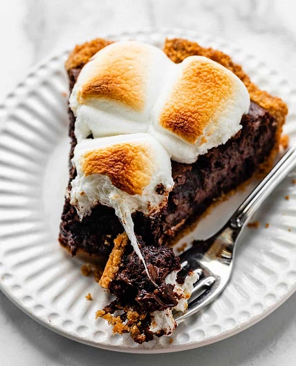 S'mores Brownie Pie