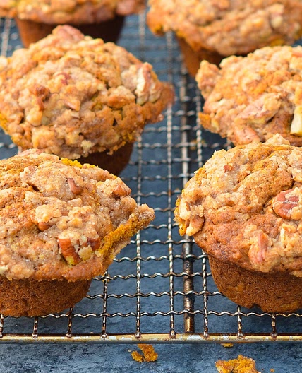 Pumpkin Pecan Crunch Muffins
