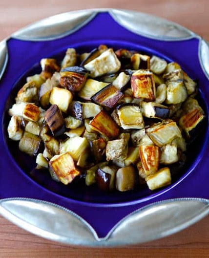How to Roast Eggplant Cubes