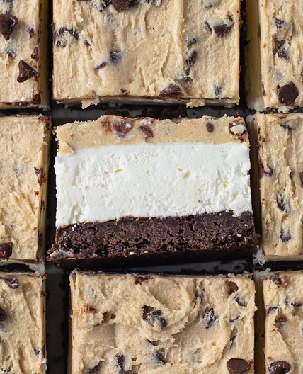Brownie Cookie Cheesecake Bars