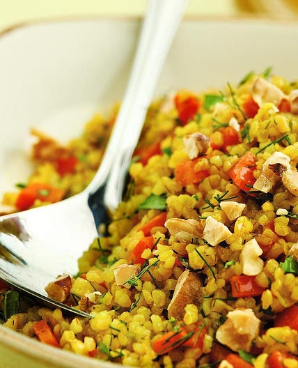 Fresh Herb & Lemon Bulgur Pilaf