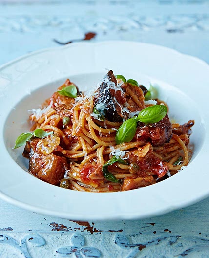 Sicilian spaghetti alla Norma