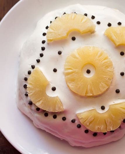 Eggless Pineapple Cake | Pineapple Pastry Recipe