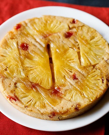 Easy Pineapple Upside Down Cake (Eggless)