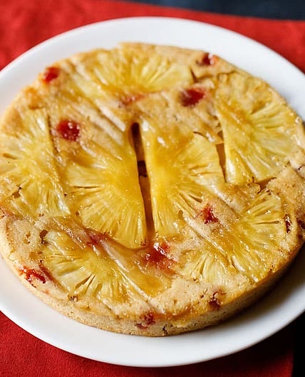 Easy Pineapple Upside Down Cake (Eggless)