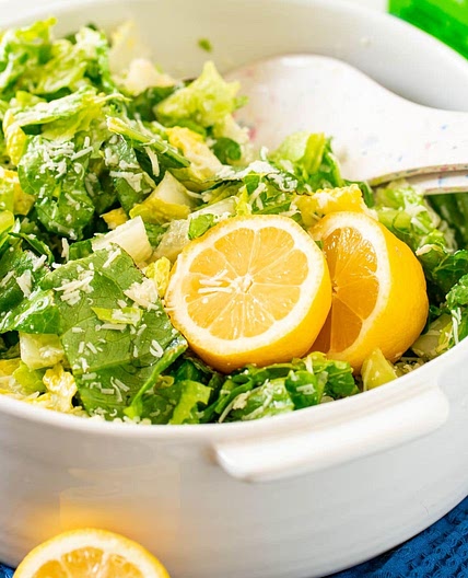 Crunchy Lemon Parmesan Salad