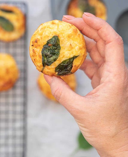 Breakfast Egg Muffins - Cauliflower Cheese