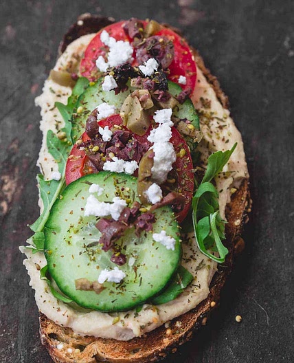 Mediterranean-Style Breakfast Toast